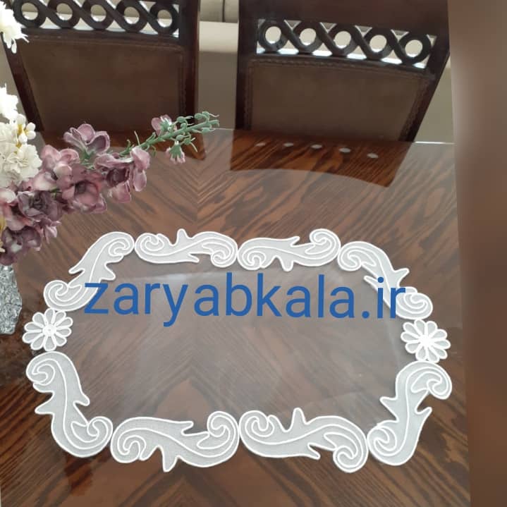 رومیزی تک قیطان دوزی